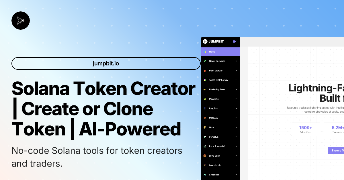 Solana Token Creator | Create or Clone Token | AI-Powered